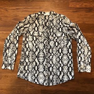 Calvin Klein Snakeskin Pattern Portfolio Shirt